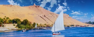 Segeln Sie auf dem Nil