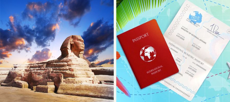 Essential entry documents for Egypt