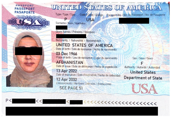 Passport-bio-page-for-Egypt-visa