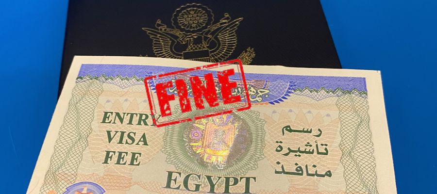 What happens if you overstay your Egyptian Visa